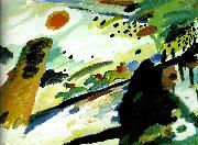 Wassily Kandinsky romantic landscape painting
